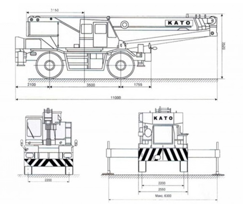 Кран KATO KR-25H V2