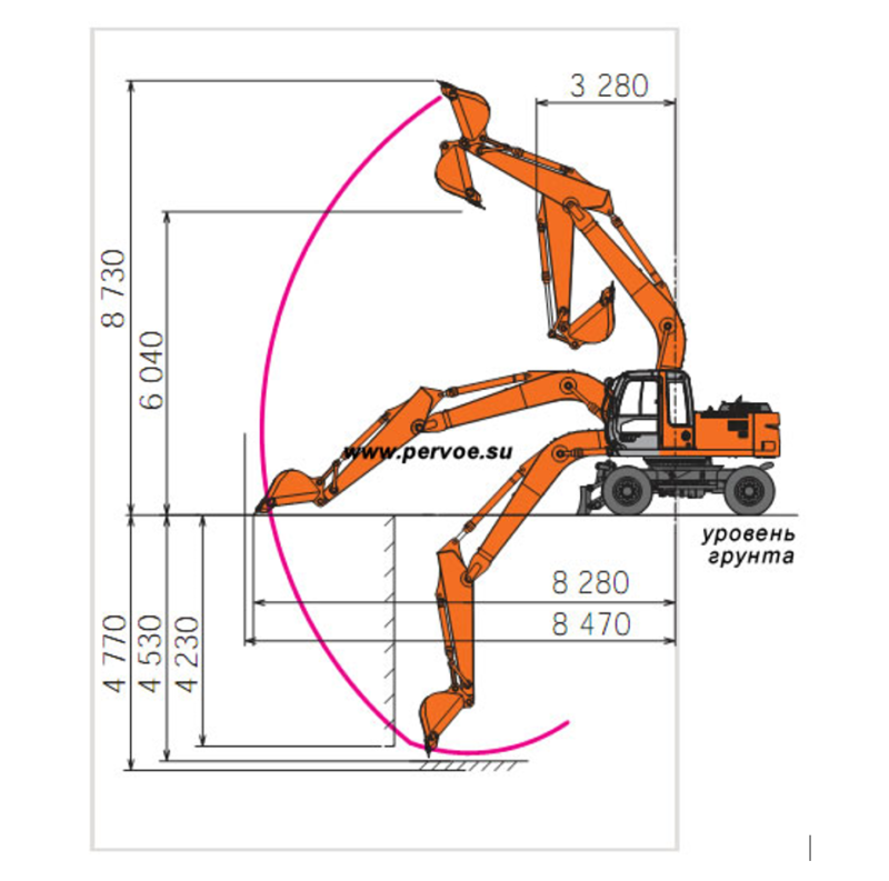 Экскаватор HITACHI ZX 160W